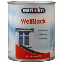 Renolin Weilack seidenmatt Wei 0,75 L