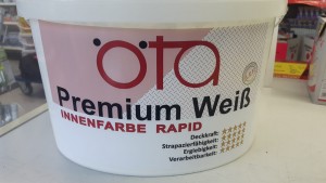 Oeta Premium Weiß Rapid Innenweiß10 L Gebinde- Deckkraftklasse 1