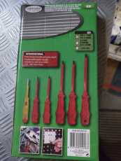 Screwdriver and power tester set 6 pieces