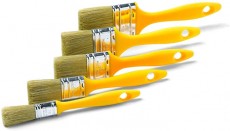 Flat brush, paintbrush set, 5-piece. 20.30, 40, 50, 60 mm